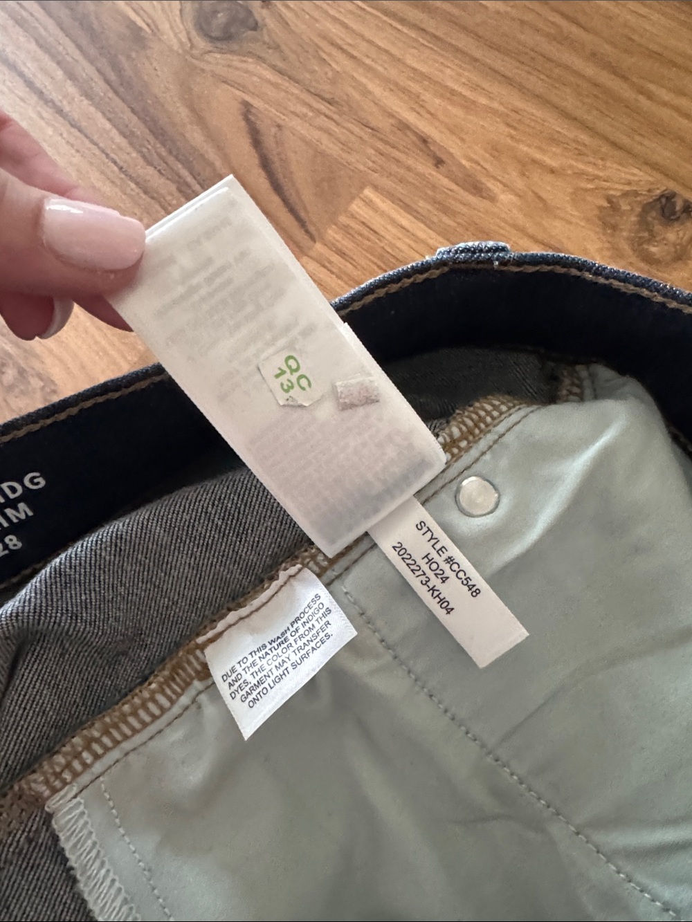 J. Crew Women's Dark Indigo Straight-Leg Jeans - Picture 3 of 3
